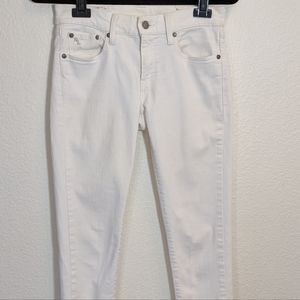 Vintage Ralph Lauren White Tompkins Skinny Jeans